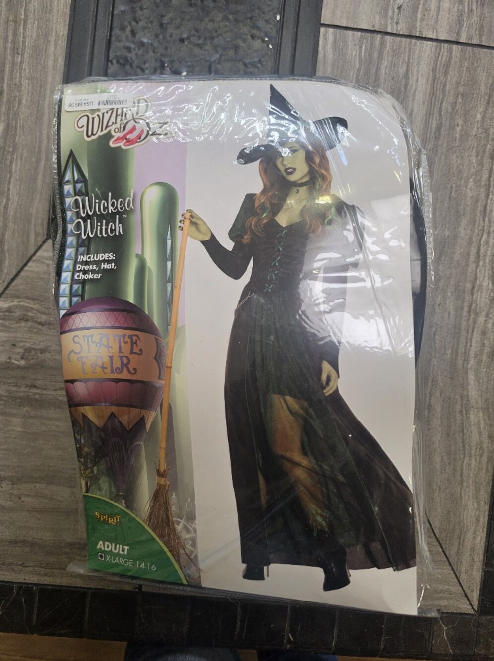 Spirit Wicked Witch Costume - Black and Green